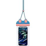USAMS tablet hoes Etui wodoodporne 7 inch YD010 blauw-roze/blauw roze FSD1001