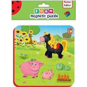 Roter Kafer Soft magnetic horse en pig puzzel