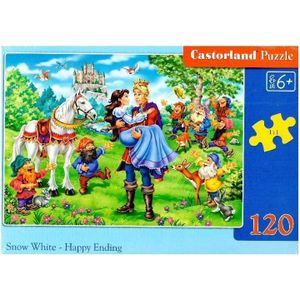 Castorland puzzel 120 Snow wit Happy Ending