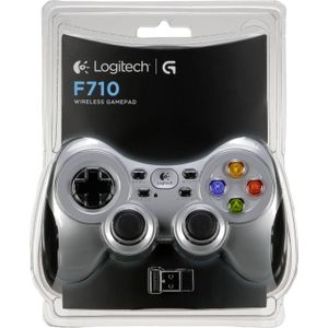 Logitech F710 Gamepad PC Zwart, Zilver