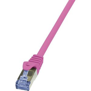 LogiLink -Patch Cable Cat.6A 10G S/FTP PIMF PrimeLine roze 2m