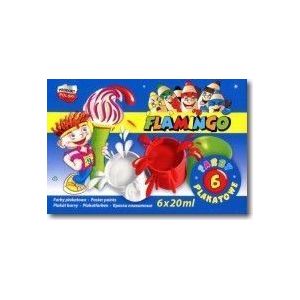 Titanum Poster paints Flamingo 6 colors (TITA0480)