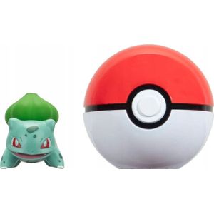 Pokémon figuur CLIP N GO BULBASAUR met POKE BALL