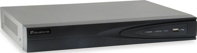 Level One NVR-0504 Netwerk Video Recorder (NVR) Zwart