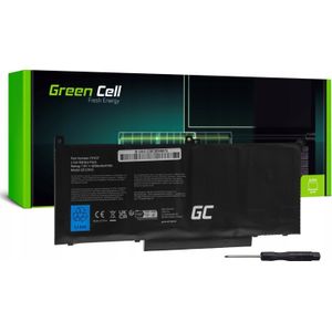 Green Cell Notebook batterij F3YGT 7,6V 6200mAh voor Dell Latitude 7280 7290 7380 7490