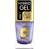 Delia COSMETICS Coral Hybrid Gel lak hybride voor nagels nr 110 - multirefleks (zonder lampy) 11ml