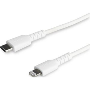 StarTech Premium USB-C naar Lightning Kabel 2m Wit - USB Type C naar Lightning Charge & Sync Oplaadkabel - Verstevigd met Aramide Vezels - Apple MFi Gecertificeerd - iPad Air iPhone 12
