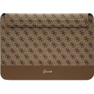 GUESS 4G Stripe Metal Logo Computer Sleeve 14 inch (bruin)
