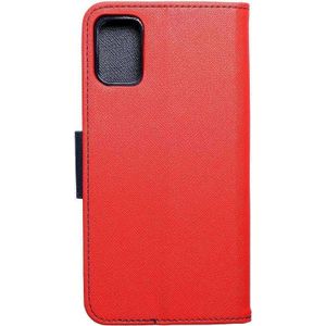 Partner Tele.com holster Fancy Book voor Xiaomi Redmi 9A rood/marineblauw