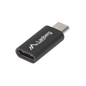 Lanberg Adapter USB TYPE-C(F)-MICRO-B(M) 2.0 zwart