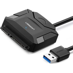UGREEN 20611 tussenstuk voor kabels USB 3.0 SATA III Zwart