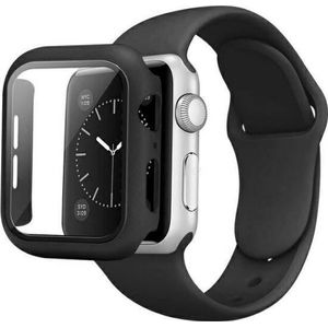 Beline band Apple Watch Silicone 42/44/45mm zwart colour + case