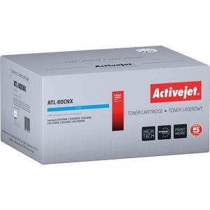 Activejet toner ATL-80CNX (vervanger Lexmark 80C2HCE, Supreme, 3000 pagina's, blauw)