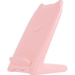 Nillkin oplader inductie Kitty Fast draadloos Charging Stand MC037 (roze)