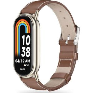 Tech-Protect Etui XIAOMI SMART BAND 8 / 8 NFC LeatherFit bruin