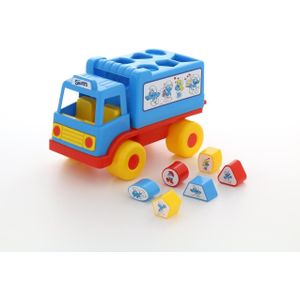 Wader Shape sorteerder Truck Smurf met blocks