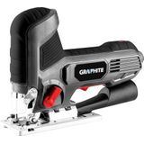 GRAPHITE Jigsaw 600W, stroke count 800-3000 min-1, met body handle