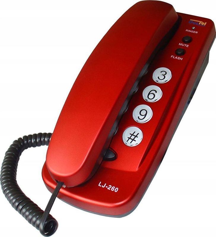 Dartel vaste telefoon LJ-260 rood