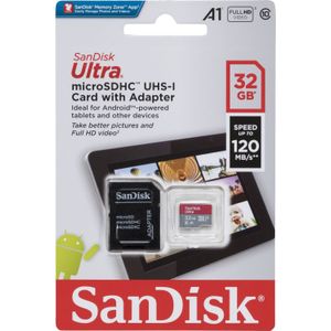 SanDisk Ultra microSDHC A1 32GB 120MB/s Adapt.SDSQUA4-032G-GN6TA