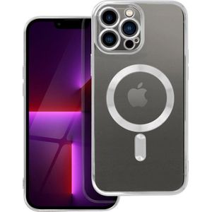 tas ELECTRO MAG COVER kompatybilny met MagSafe voor IPHONE 13 Pro Max zilver