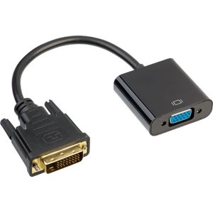 Akyga Adapter AV DVI-D - D-Sub (VGA) zwart (AK-AD-50)