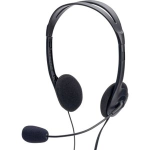 EDNET Multimedia Stereo Headset met microfoon 1,8m