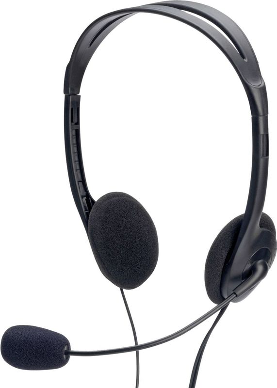 EDNET Multimedia Stereo Headset met microfoon 1,8m