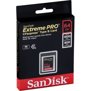 SanDisk CF Express Type 2 64GB Extreme Pro SDCFE-064G-GN4NN