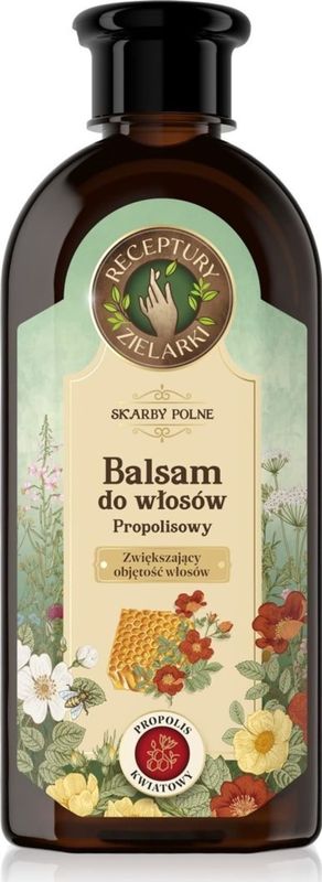 RECEPTURY ZIELARKI Skarby Polne balsem met propolisem kwiatowym zwiększający objętość haar 350ml