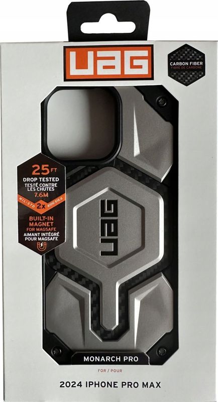 UAG Monarch Pro iPhone 16 Pro titanium