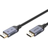 UNITEK C1628GY01-2M DisplayPort kabel Zwart, Grijs