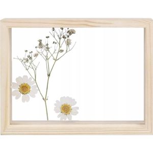 LoveInstant Box Frame Standing Wooden voor Pictures 10x14.5 Cm / Dried bloemen