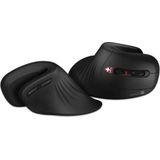 Connect IT muis voor HEALTH ergonomická vertikální myš (+ 1x AA batterijen zdarma) bezdrátová, černá
