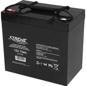 Xtreme Gel batterij 12V 75Ah XTREME