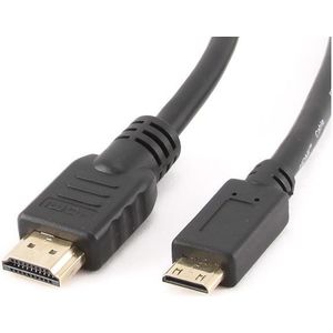 Gembird hoge snelheid mini HDMI 2.0 groot naar mini (A-C), man-man, kabel met Ethernet, 3 meter, *HDMIM, *MNHDMIM