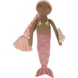 Meri Meri Plush speelgoed roze Knitted Mermaid