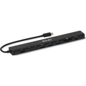 Club 3D 10-1 Portable Dock USB Type-C® 10Gbps to HDMI™ 8K30Hz PD3.1 Max.140Watt