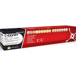 Asarto Toner Toner voor Canon C-EXV49Y | 8527B002 | 19000 str. | geel