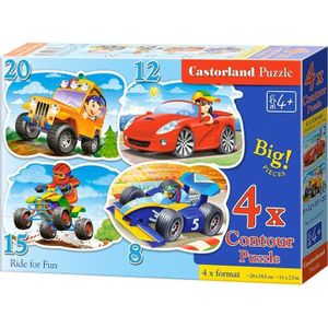 Castorland 4 in 1 voertuigen