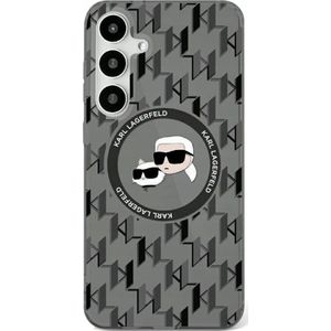 Karl Lagerfeld tas voor SAMSUNG S25 KLHMS25SHMCKMHK (Magnetic IML Metal Monogram KC Heads) zwart