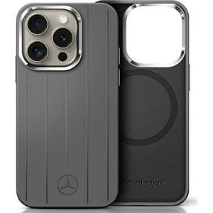 Mercedes MEHMP16X23SUVSA iPhone 16 Pro Max 6.9 inch grijs/grijs hardcase Silicone Vertical Tonal Stripes MagSafe