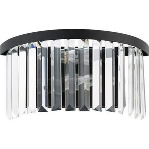 Nowodvorski Kinkiet lamp muur glamour Cristal 7633 kinkiet zwart przezroczysty