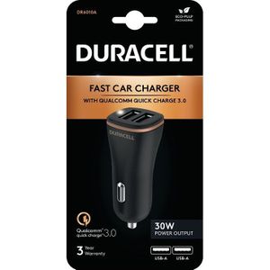 Duracell DR6010A oplader voor mobiele apparatuur Zwart