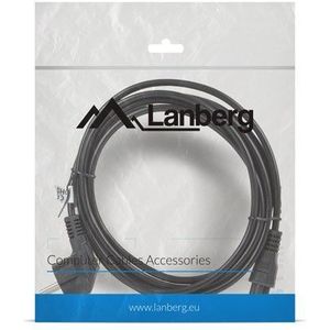 Lanberg power cord voor laptop (MICKEY) CEE 7/7->C5 3m