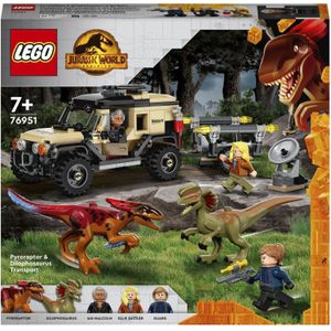 LEGO Jurassic World Pyroraptor & Dilophosaurus Transport 76951