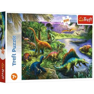 Puzzel Roofzuchtige Dinosaurussen (200 elementen)