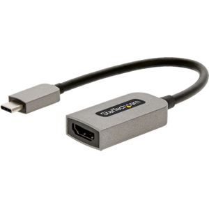 StarTech USB C naar HDMI Adapter - 4K 60Hz Video, HDR10 - USB-C naar HDMI 2.0b Adapter Dongle - USB Type-C DP Alt Mode naar HDMI Monitor/Scherm/TV - USB C naar HDMI Converter