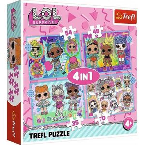 LOL Surprise (4-in-1) Puzzel - Fashionable Dolls