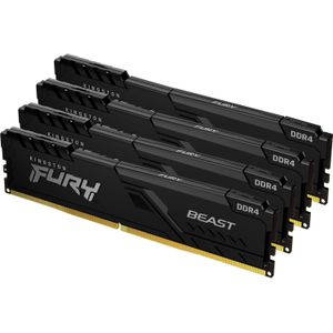 Kingston FURY Beast 32GB 3200MT/s DDR4 CL16 DIMM (Kit van 4) Black