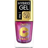 Delia COSMETICS Coral Hybrid Gel lak hybride voor nagels nr 107 - multirefleks (zonder lampy) 11ml